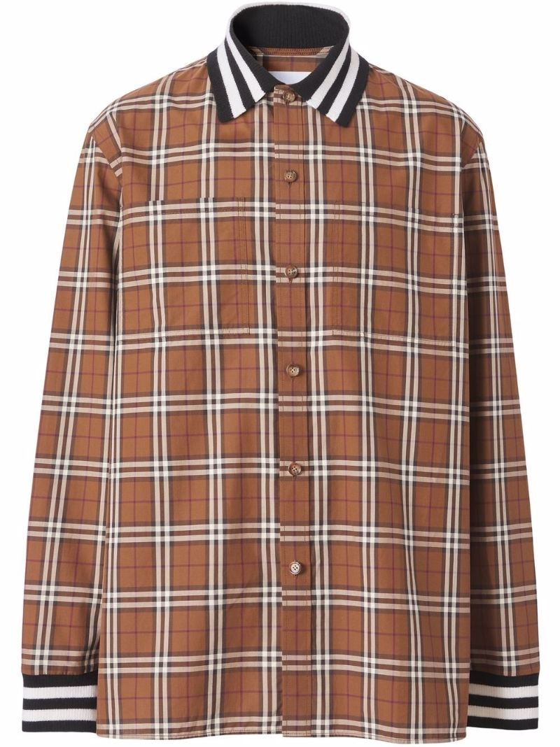 burberry check poplin shirt