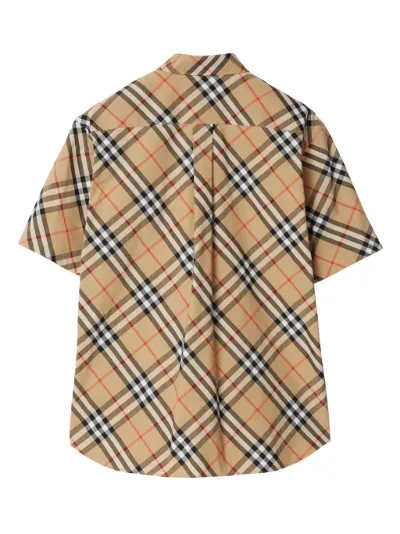 Burberry Short-sleeve outlet Vintage Check Cotton Shirt