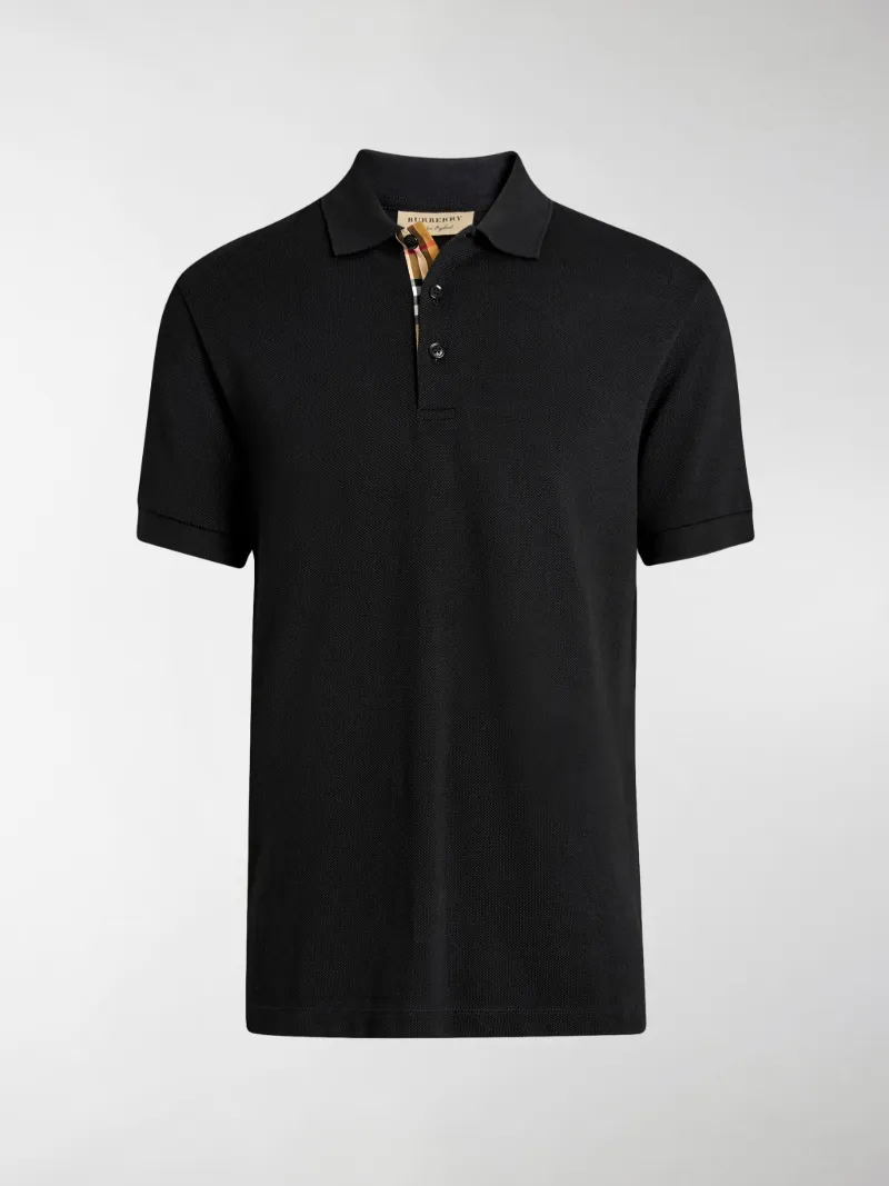 burberry polo collar