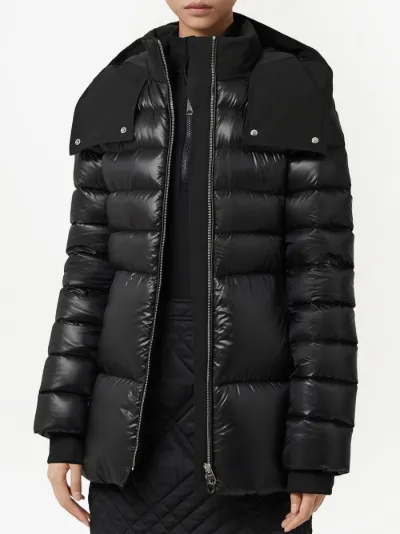 Burberry belted puffer coat sale
