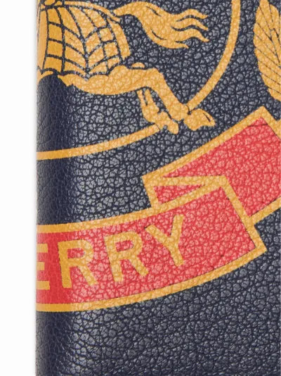 Burberry crest clearance wallet