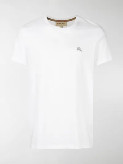 burberry crew neck white