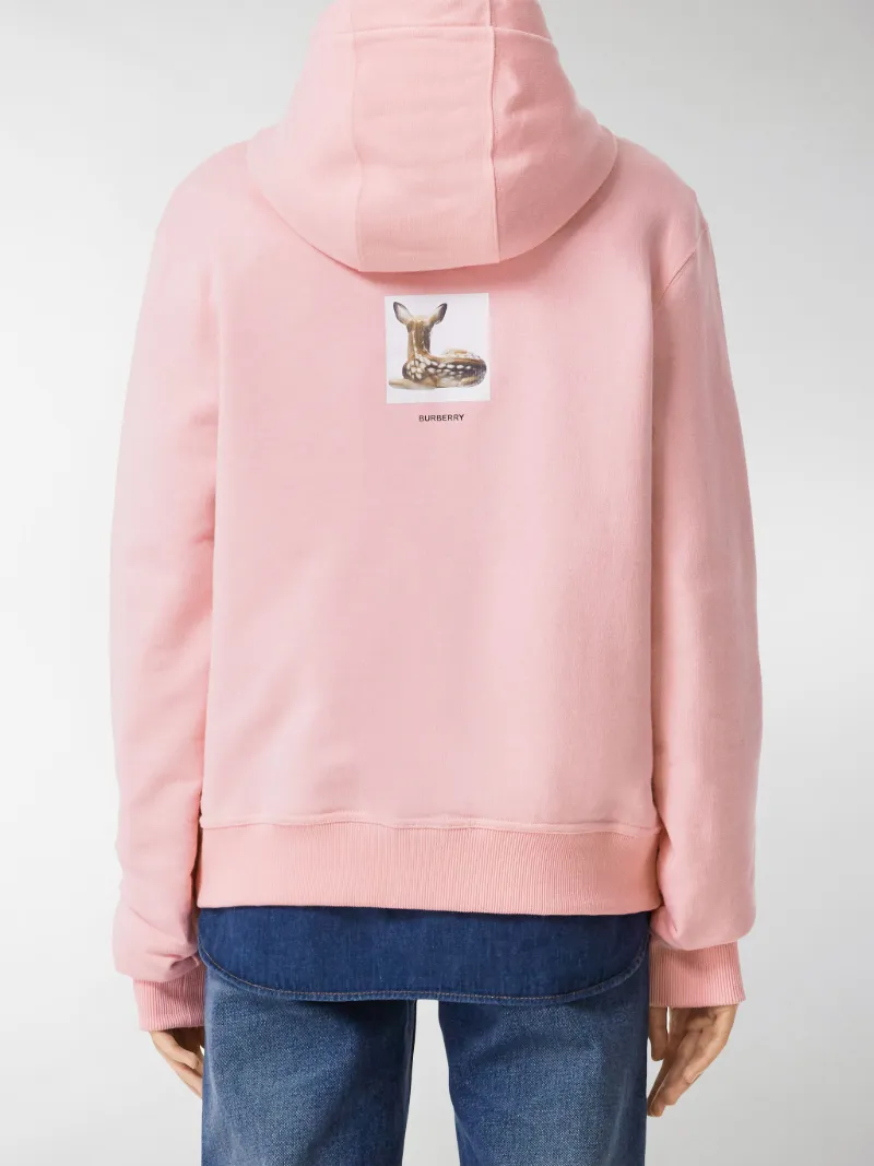 pink burberry hoodie