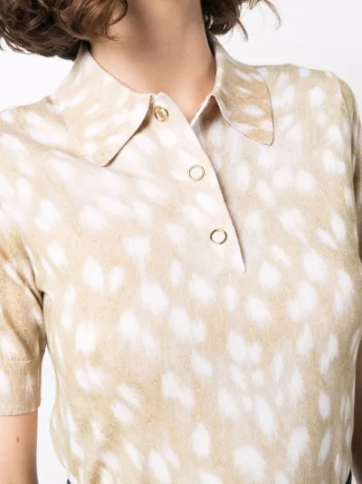 deer pattern shirt