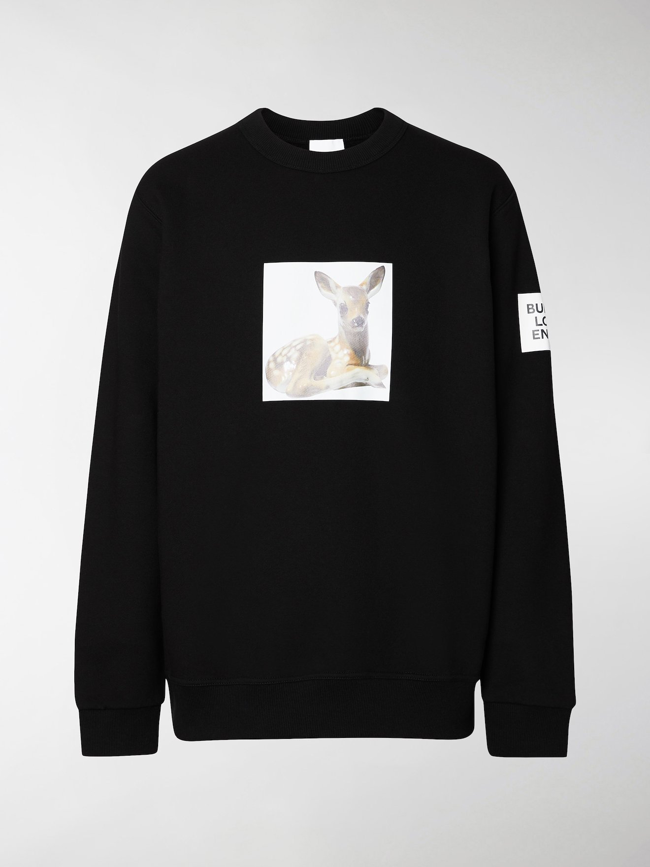 burberry deer sweater