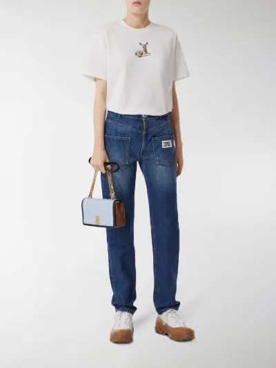 burberry deer print t shirt