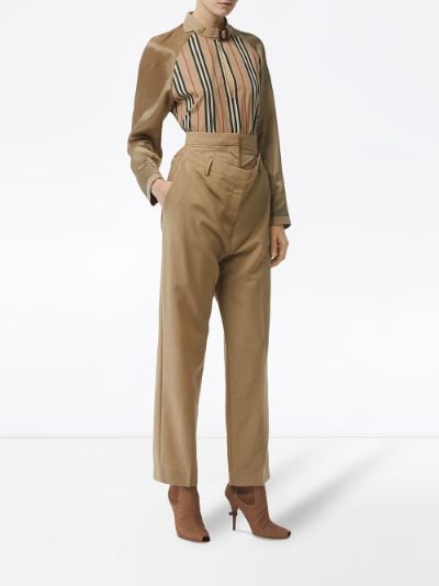 Double-waist Mohair Wool Trousers | Burberry | Eraldo.com