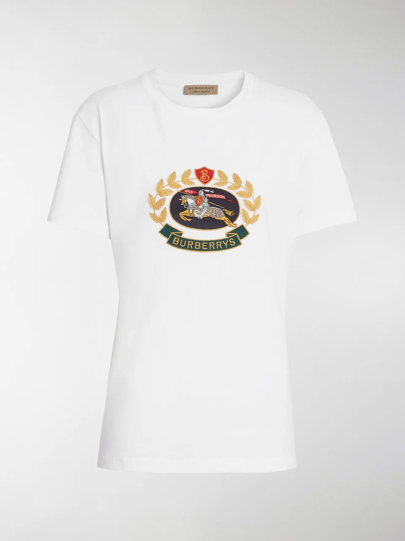 burberry embroidered tee