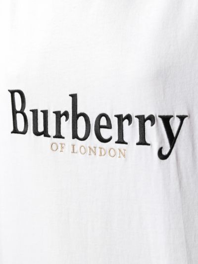 burberry embroidered archive logo jersey sweatshirt