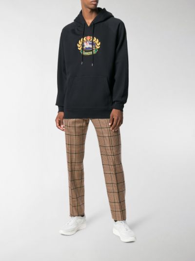 burberry embroidered logo hoodie