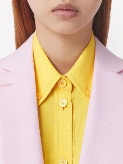 burberry exaggerated collar