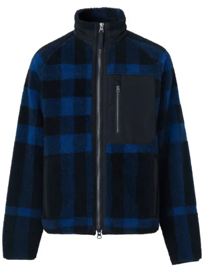 Burberry Exploded Check fleece jacket Eraldo US