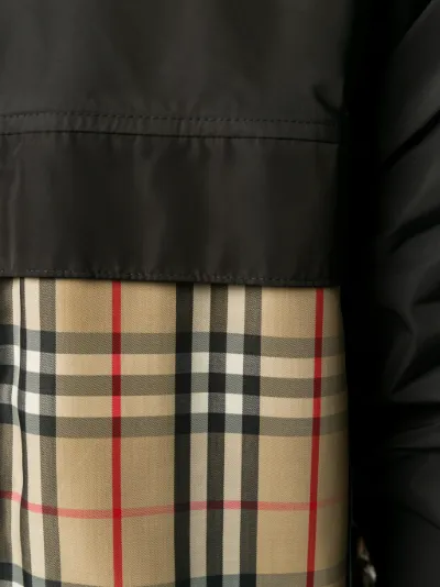 Burberry Giacca con motivo Vintage Check nero | MODES