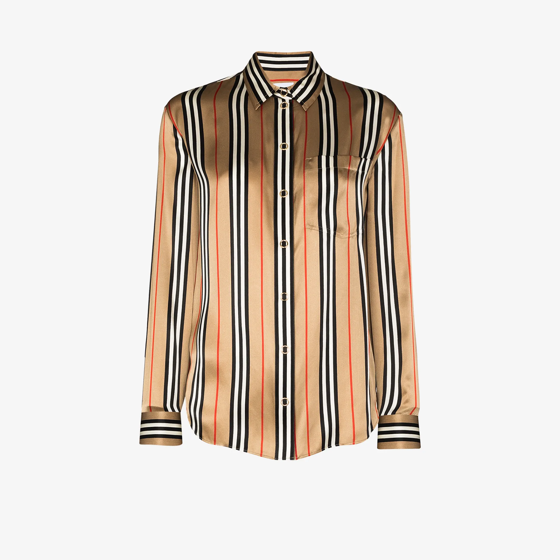 burberry silk shirt