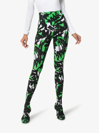 Burberry Graffiti Print Leggings on 