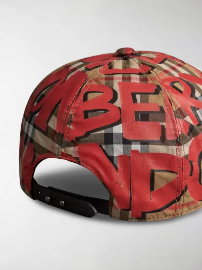 burberry graffiti cap