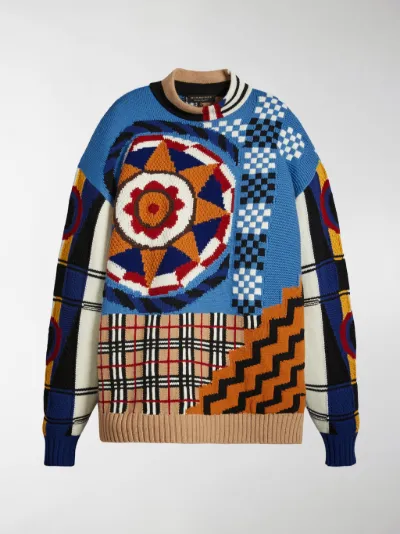 burberry intarsia sweater