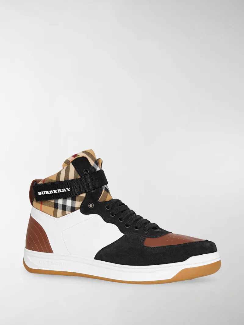 burberry high top sneakers