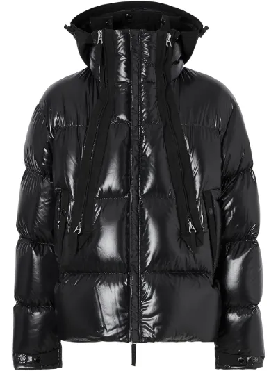 burberry hooded puffer coat