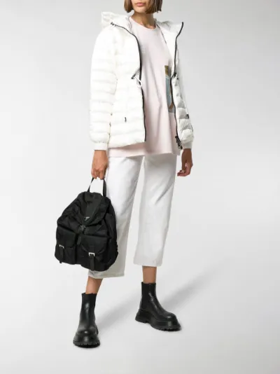 burberry white puffer jacket