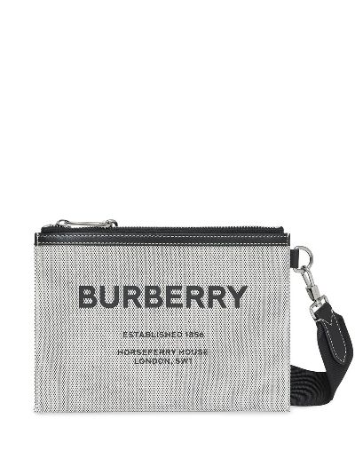 burberry black clutch bag