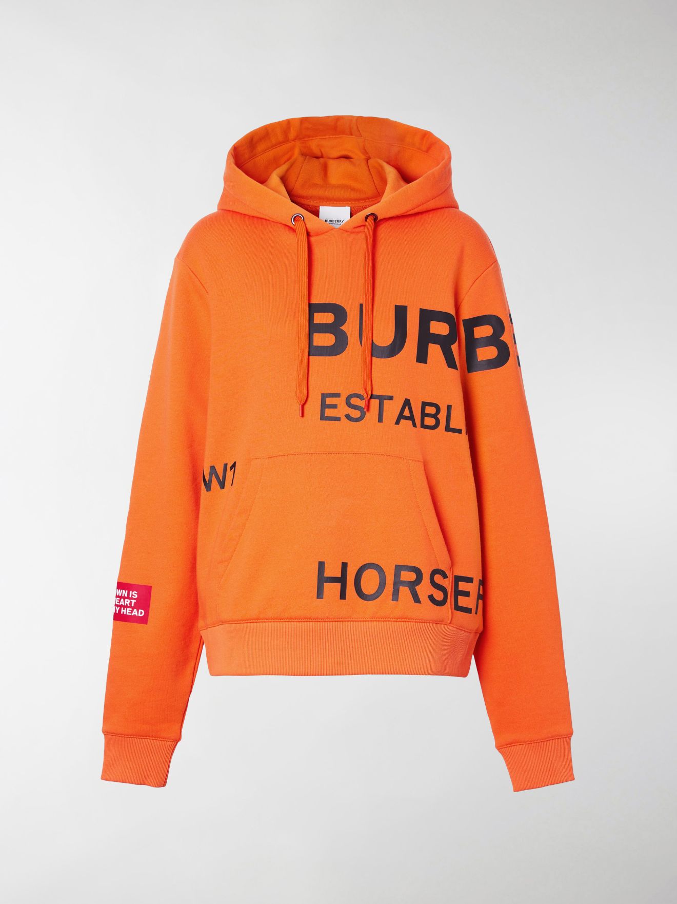 burberry orange hoodie