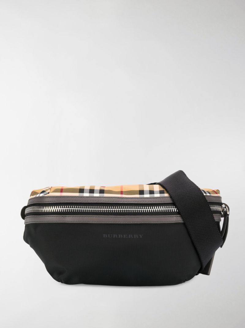 burberry check bum bag