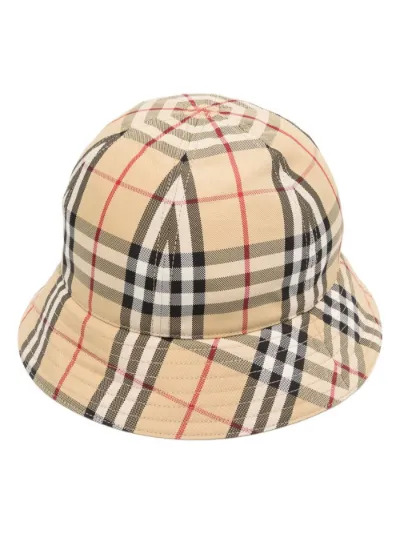 Burberry House Check print bucket hat Eraldo LT