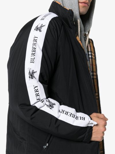 burberry house check puffer jacket