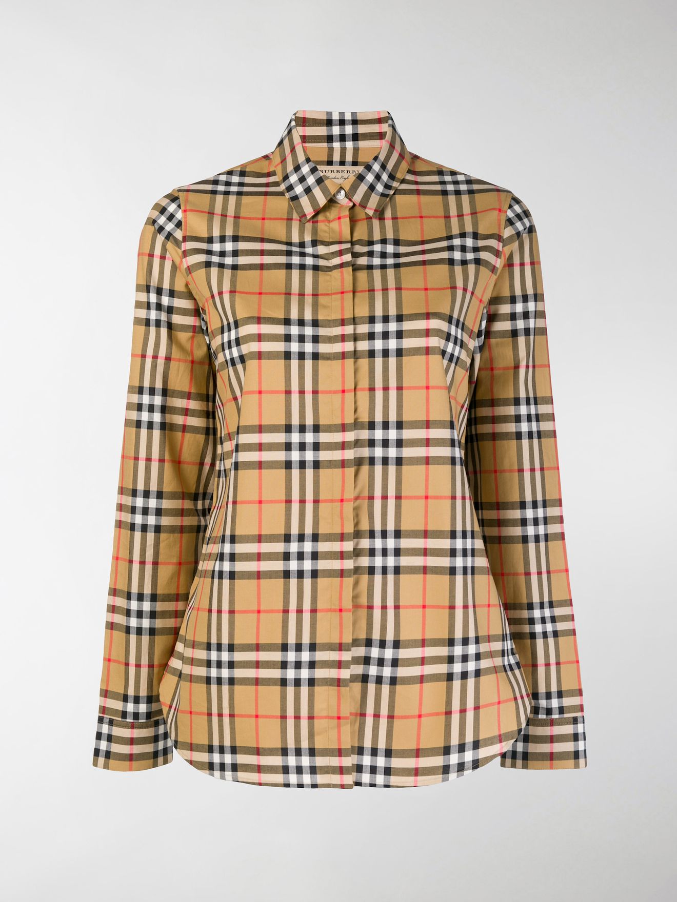 burberry house check shirt