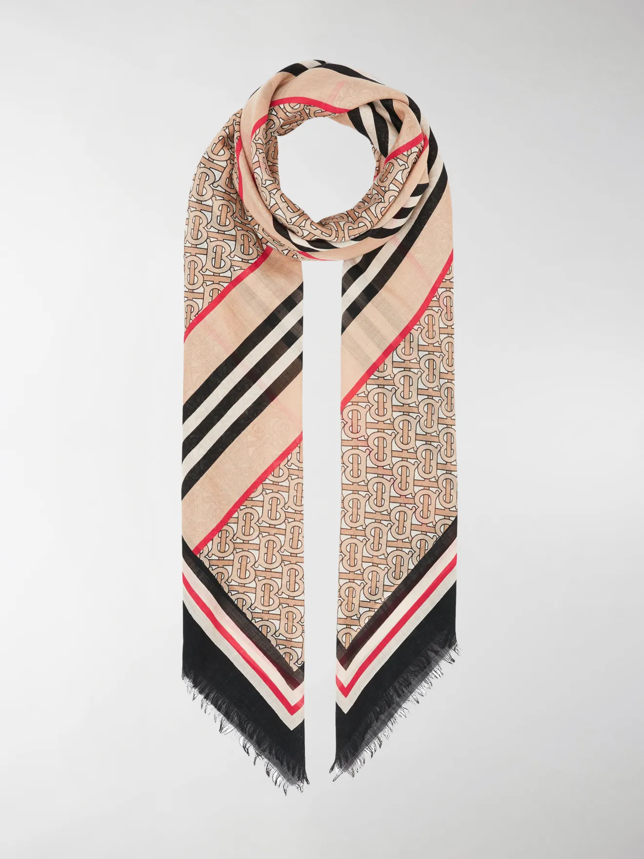 burberry monogram scarf