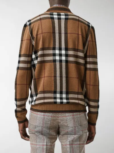 burberry intarsia polo