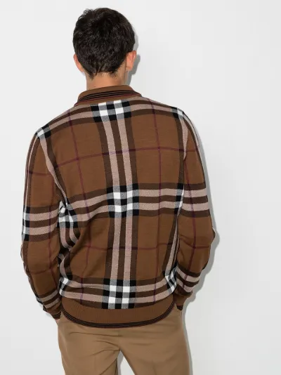 burberry intarsia polo