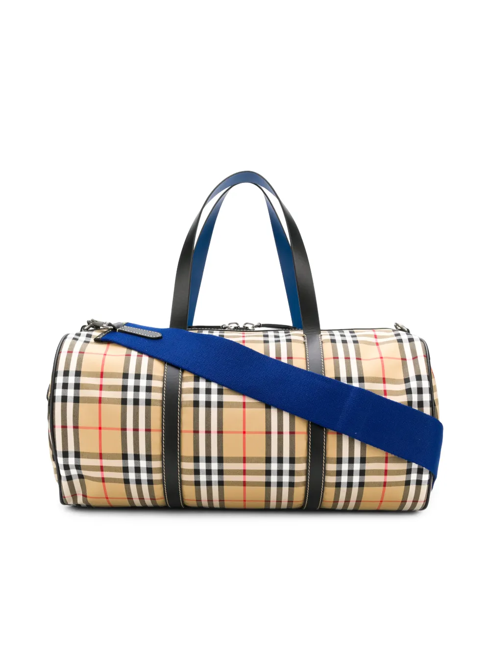 Burberry Kennedy Vintage Check Duffle Bag for Men