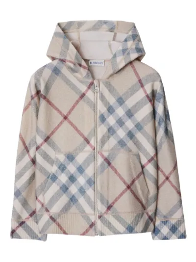 Burberry hoodie kids grey online