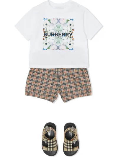 burberry kids swim shorts