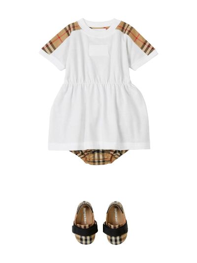 Burberry print two piece hot sale outfit