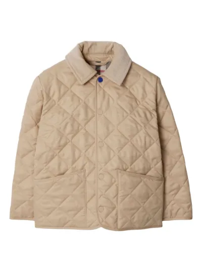 Burberry Kids diamond quilted barn jacket Eraldo DE