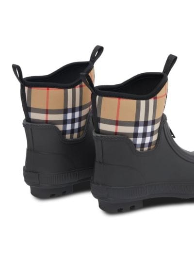 Burberry House Check Pattern Rain Boots