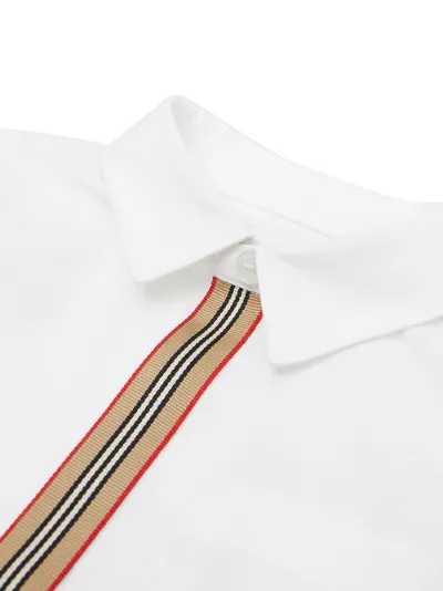 Burberry buy Kids Striped-Trim Polo Shirt