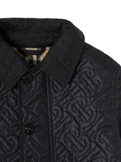 burberry quilted bomber jacket