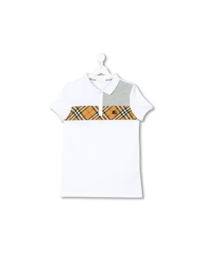 burberry polo kids orange