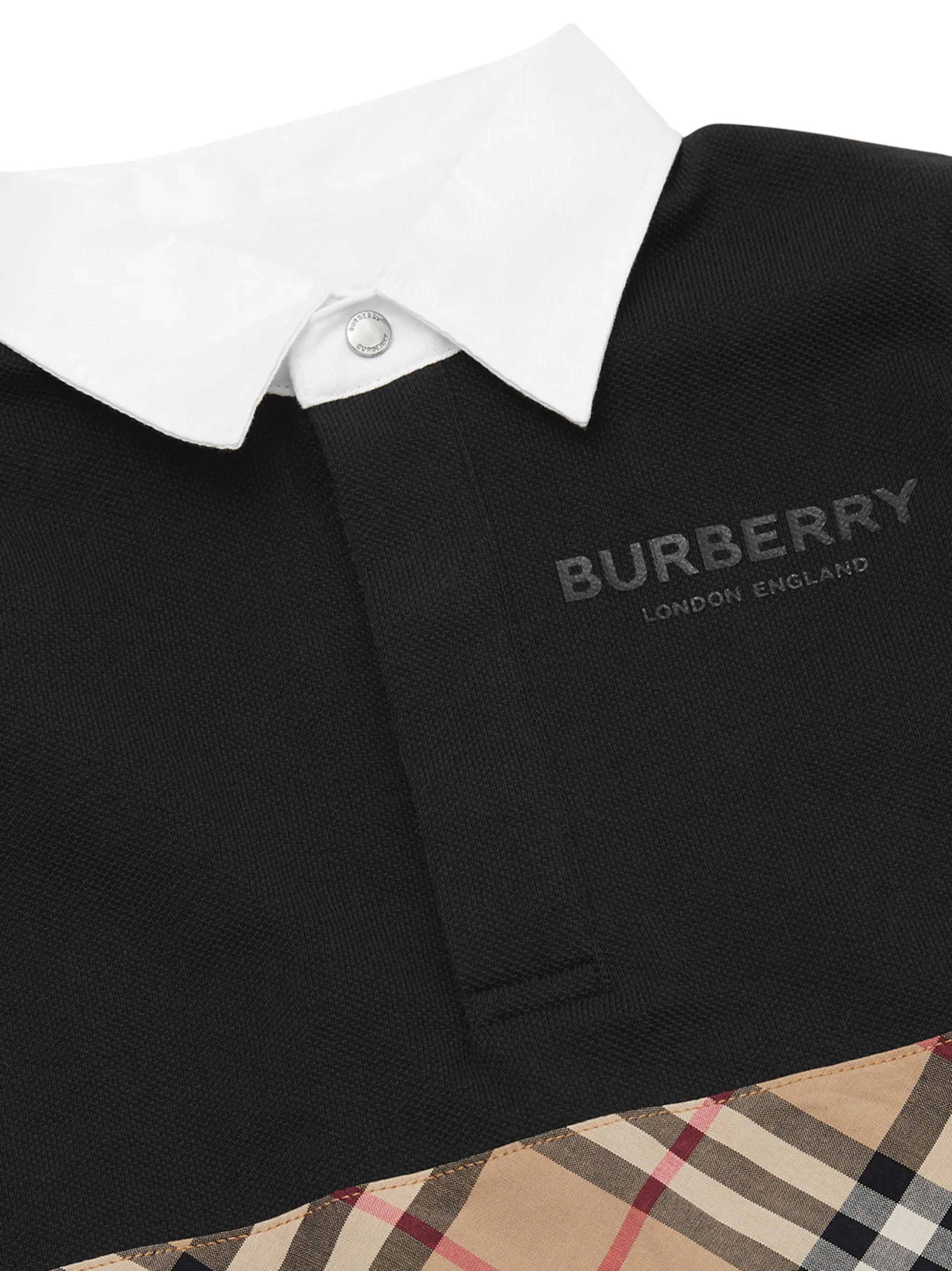 Burberry polo shirt kids black online