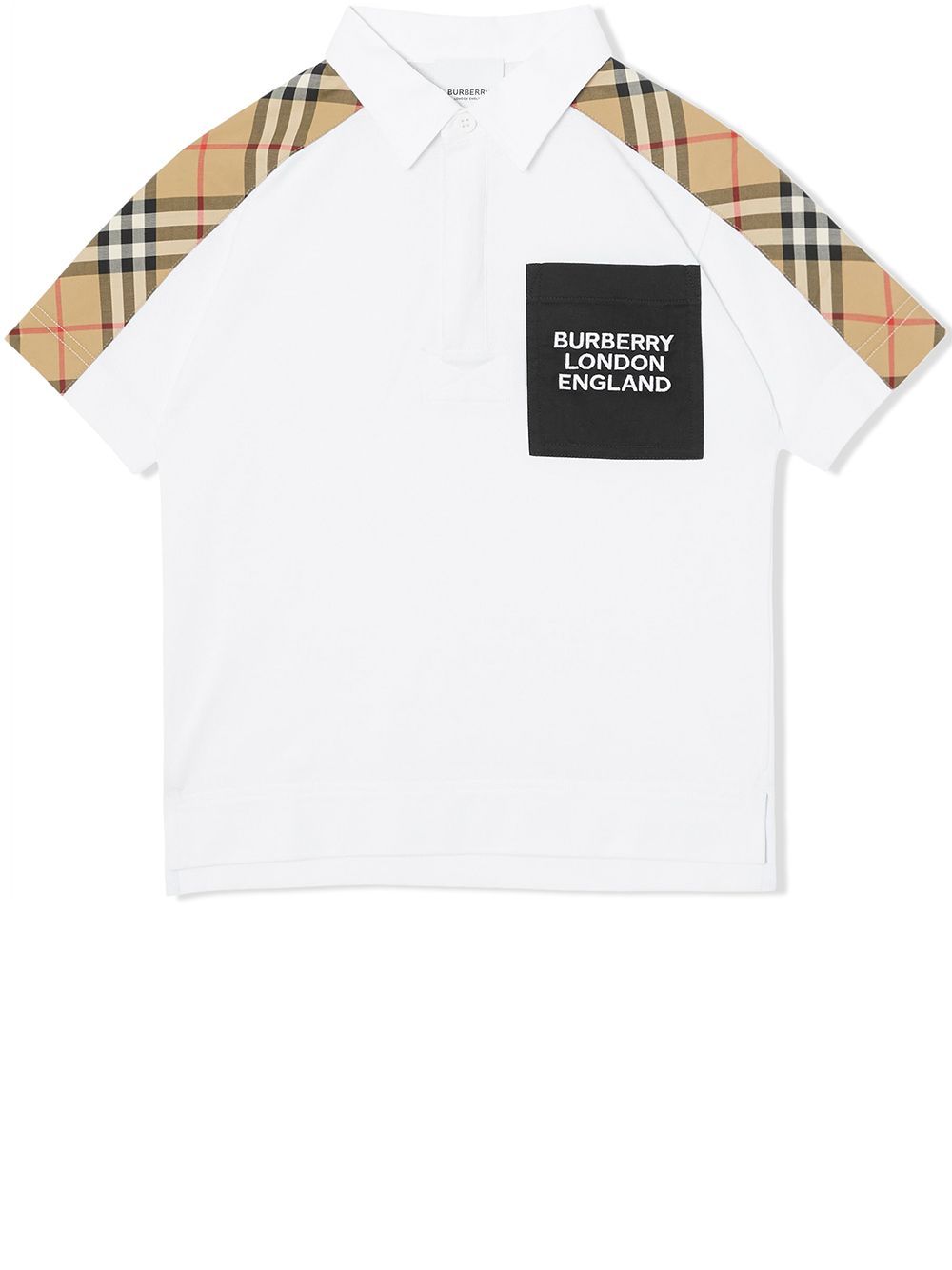 Vintage check-print polo shirt | Burberry Kids 