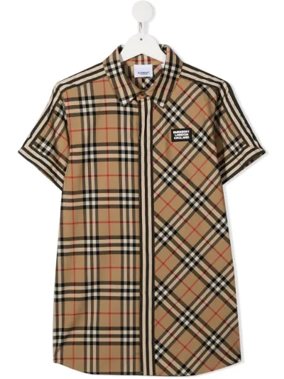 kids burberry shirt
