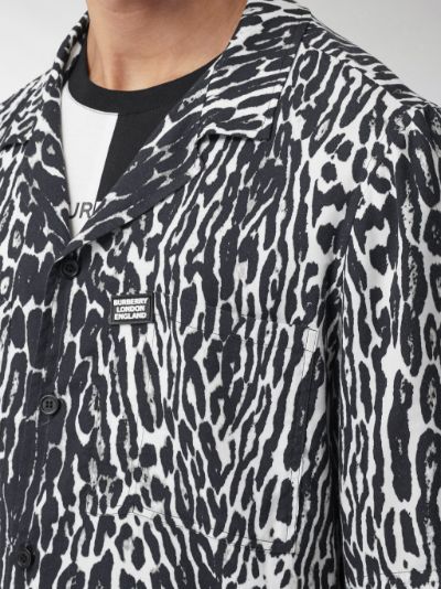 burberry leopard shirt