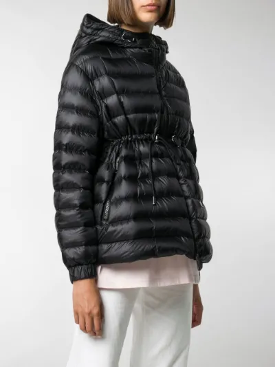 lightweight hooded puffer coat