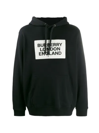 Burberry logo applique hoodie Eraldo HR