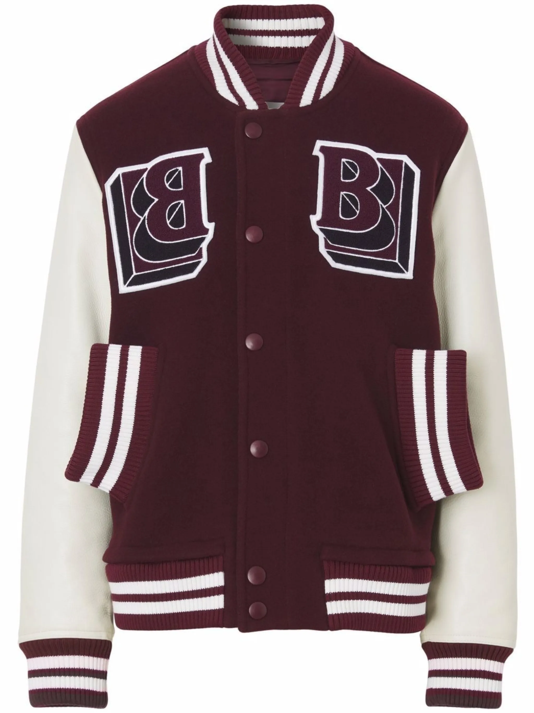 Burberry varsity jacket sale