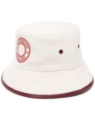 Burberry logo print bucket hat Eraldo FR